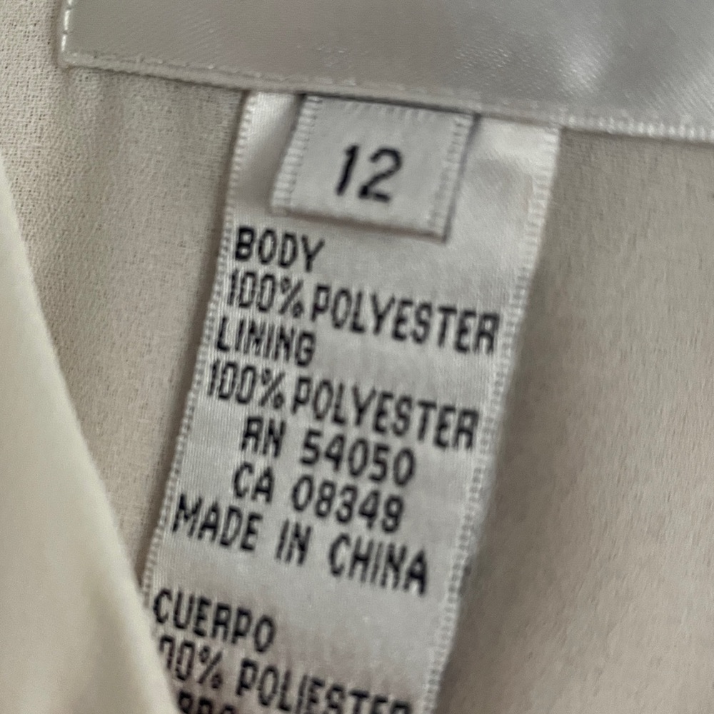 Sag Harbor Women's Blazer in Light Blue with Fringe Details - Picture 10 of 11